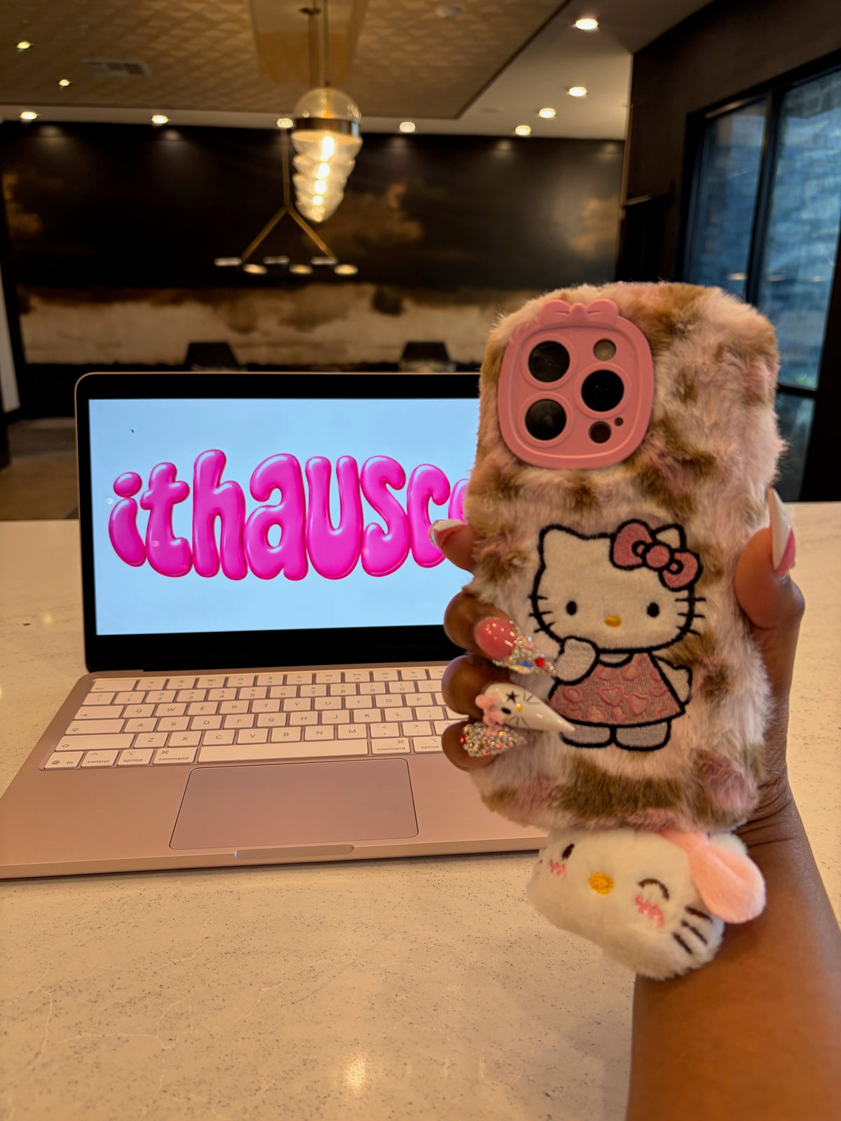 Kitty plush case